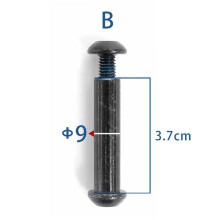 Folding Pothook Hinge Bolt for MAX G30 Electric Scooter Repair Lock Pull Ring Hook Screw Fixed Part 9mm