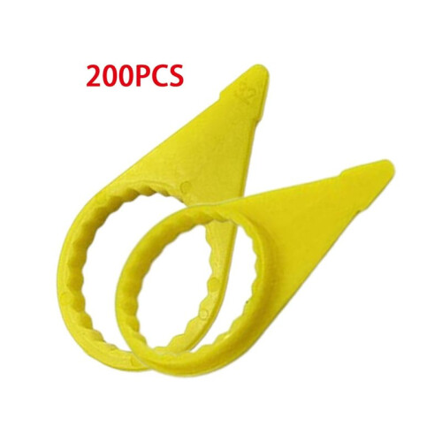 200Pcs Loose Wheel Lug Nut Indicator for 32mm 33mm Nuts High Visibility Yellow Wheel Check Indicator 2