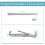10pcs 5Inch Gutter Hangers with Rust-Resistant Screws,Gutter Clips Hidden Gutter Bracket Come with 1/4Inch Hex Drill Bit 6