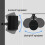 2PCS Wall Mount Bracket for  Era 100, Wireless Speaker Space Saving  Home Metal Wall Stand Holder Black 4