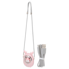 Neck Fan Portable Hanging USB Rechargeable3-Speed