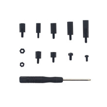 1set Nylon Screw Kit Nylon Screws Nut with Screwdriver for DIY Extension Board for Raspberry Pi 5 4B