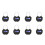 8X   Lock LCD Display Multifunction Electronic Timer, Waterproof USB Rechargeable Temporary Timer Padlock 1