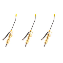 3X High Volume Industrial with Rubber Guard Flow Nozzle, Pneumatic Dust Cleaning Tool for Compressor Accessories