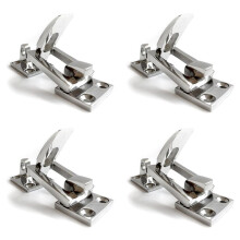 4X Marine-Grade 316 Stainless Steel Boat Deck Locker Hatch Anti-Rattle Fastener Clamp Marine Hardware Accessories