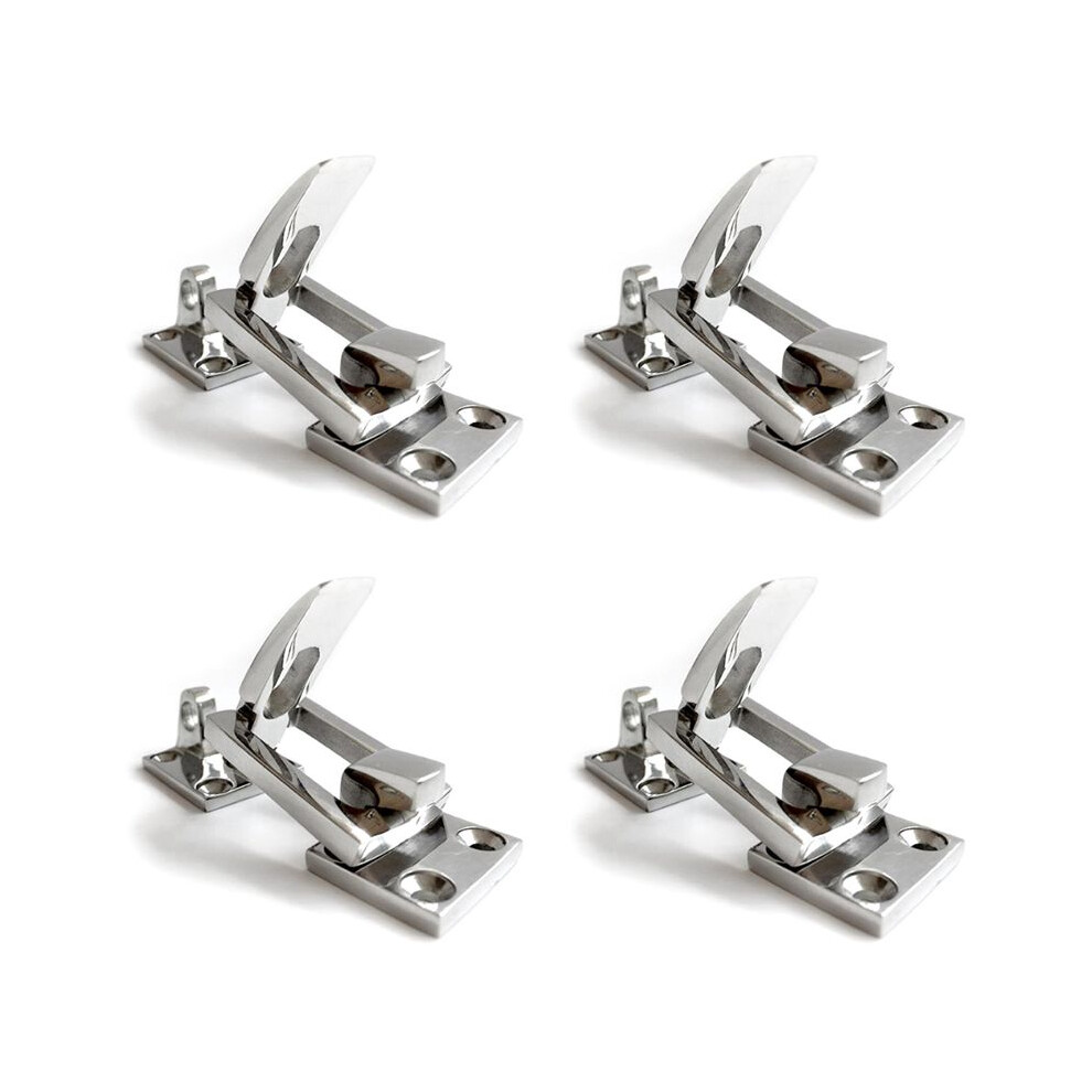 4X Marine-Grade 316 Stainless Steel Boat Deck Locker Hatch Anti-Rattle Fastener Clamp Marine Hardware Accessories 6033460422109