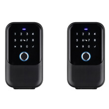 2X Waterproof Cover Safe Tuya Code Fingerprint Wifi Key Box App Remote Combination Door Lock Box