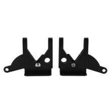 8Pcs Self Locking Gate Automatic Heavy Force Lever Fence Gate Lock for Wood Fence Gate Door Latches Steel Black