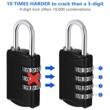 Combination-Padlock 4-Digit-Gym-Locker-Lock -12 PCS Resettable Combo Lock for Toolbox School Employee Locker