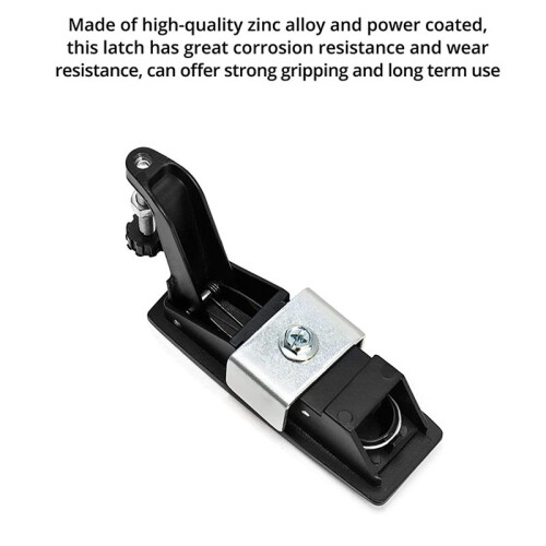 16Pcs Compression  Lock Zinc Alloy Flush Lever  Adjustable Grip Range 0.04 Inch-0.94 Inch 2