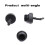 4X Dust Plug Attach with Rope Diving Dust Cap for Scubas Tanks Valves End Cap Diving Dust Cap Dive Accessory Black 3