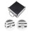 2X Aluminum Alloy Toolbox Accessories Storage Box Practical Aluminum Suitcase Small Toolbox Storage Box 3