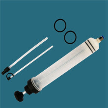 2X Car Oil Fluid Extractor Siphon Pump Brake Fluid Syringe Pump Auto Manual Suction Vacuum Fuel Hand Pump 500Ml
