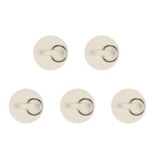 5st 1 5/8 Inch Witte Rubberen Wastafel, Badkuipplug, Gootsteenplug, Afvoerpijpplug, Gootsteenplug, Waterplug