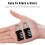 4PCS 4 Digit Number Combination Pad Lock Padlock Outdoor Waterproof Lock Suitcase Luggage Security Coded Lock 6