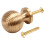 2X Solid Brass Cabinet Furniture Drawer Cabinet Door Handle Round Knobs Round Wardrobe Pull Door Handle 37mmx28mm 2