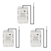 3X Interruttore di Temperatura WiFi con Sensore 1M L'Interruttore di Temperatura Termostato EWelink WiFi 20A Supporta il Controllo Vocale