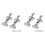 Marine Grade Boat Door Hatch Anti-Rattle Latches, Hold Down Clamp Latches, Solid Construction, Lockable,(4 PCS) 1