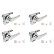 4X RV Toilet Door Lock Bathroom Door Lock Caravan Boat Handle Lock RV Accessories
