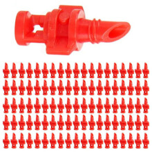300PCS 360 Degree Misting Nozzle Irrigation,Sprinklers Sprayer for Garden Irrigation System, Sprayer Automizing Drippers