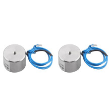 2X LS-P25/20 DC12V 5Kg Electric Lifting Magnet Electromagnet Solenoid 10.8mm
