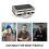 3X Aluminum Alloy Toolbox Accessories Storage Box Practical Aluminum Suitcase Portable Handle Small Toolbox Storage Box 3