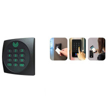 2X KR602M Wiegand 34/26 Bit RFID-Lesegerät 13,56 MHz Mi-Lesegerät für Zugangskontrolle, Unterstützt Karten-NFC-Passwort mit Tastatur-LED