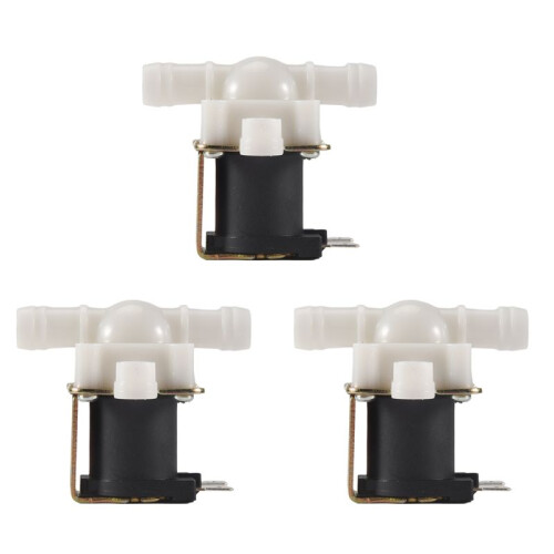 3X Électrovanne de Libération D'Eau Sans Pression 12 mm, 3/8 Pouce 12V