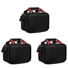 3X FTTH Optical Fiber Tool Kit Bag for VFL Power Meter ,Optical Power Meter, Red Light Pen, Cutter Set, Storage Bag