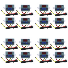 16 Sztuk 220V Ac Cyfrowy Kontroler Temperatury Led Xh-W3001 do Inkubatora Chłodzenie Przełącznik Ogrzewania Termostat Czujnik Ntc