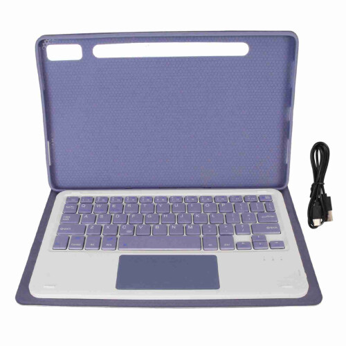 Purple Bluetooth Keyboard Case for Tab P11 Pro 2nd Gen 11.2in 1