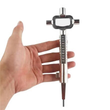 2X Locksmith Tools Multi-Purpose Lock Cylinder Auxiliary Adjustment Rod Lock Cylinder Gauge Cam Turner Spindle Turner