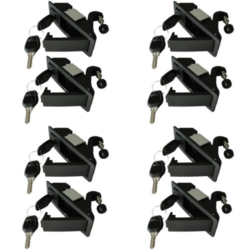 8PCS Compression  Lock Trigger  Lock Zinc Alloy Adjustable Lever Hand Operated Compression  Flush Black