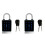 2X TTLock Password  Padlock Touch Screen RFID IC Card Key Home Security Waterproof Cabinet Electronic Padlock 2