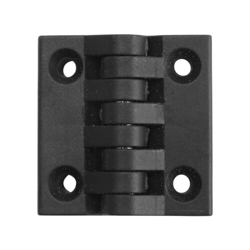 Hinge for barrier,  bearing, plastic, robust, 40 x 40 mm