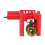 10X  Valve Locking, Adjustable  Valve Locking Device, Small, for 1/2Inch-2-1/2Inch Outer Pipe Diameter, Red 7