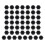 M2 Zinc Plated Nylock Nylon Insert Hex Lock Nuts Black 50pcs 1