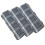 9Pcs Parts Storage Box Plastic Screw Organizer Box with 4 Compartment Tool Part Container Bin with Lid Storage Case 2