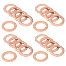 20 Stuks 12 mm X 18 mm X 1,5 mm Koperen Platte Sluitring Afdichtingsfitting