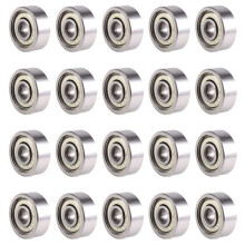 20 Pcs 624ZZ 4mm x 13mm x 5mm Carbon Steel Shielded Radial  Bearings Deep   Bearings