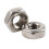 100 Stueck M3 3 mm Innengewinde Hex Metallmutter Verschluss Silber 1
