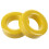 2 Pcs 33mm x 19mm x 11mm Yellow White Iron Core Ferrite Rings Toroid 1