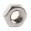 100Pcs M3 3mm Female Thread Hex Metal Nut Fastener Silver Tone 2