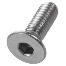 50 Pcs Stainless Steel Countersunk Screws, Hexagon Socket Hex Key Bolts M4 x 12mm