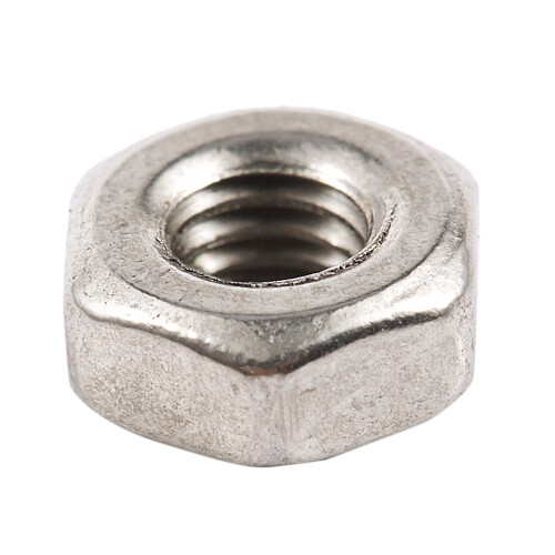 100Pcs M3 3mm Female Thread Hex Metal Nut Fastener Silver Tone 2