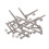 M2 x 20mm Long Hex Socket Knurled Cap Screws Bolts Nuts Set 20Pcs 8