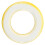 2 Pcs 33mm x 19mm x 11mm Yellow White Iron Core Ferrite Rings Toroid 5