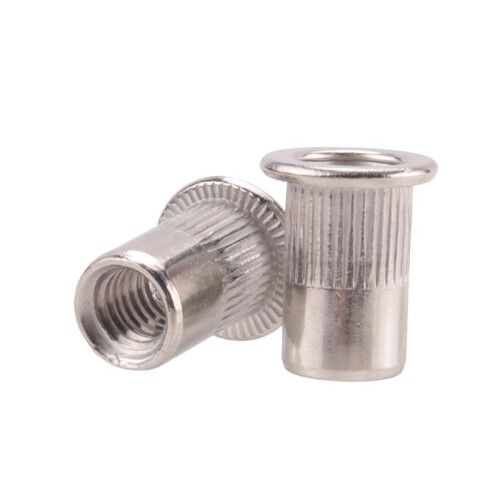 20 St 304 Nitmutter Av Rostfritt StåL Rivmutter Insatsmutter M6X15Mm 1