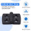 10pcs reinforced black plastic door hinges 40mm x 30mm 2