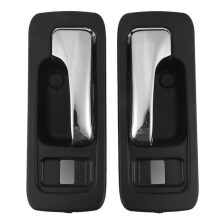 2Pcs PoignéE de Porte Avant de Voiture avec Levier Chromé pour  Accord Coupe 1990-1993 72620SM4003ZB